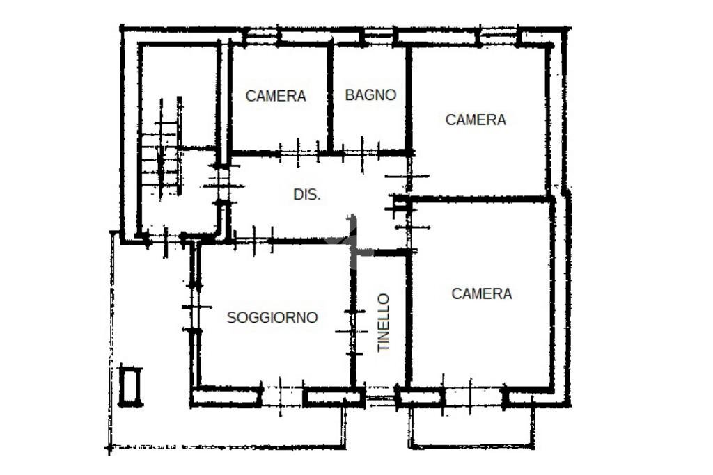 Casa indipendente Provinciale valle varaita, Frassino - planimetria 1