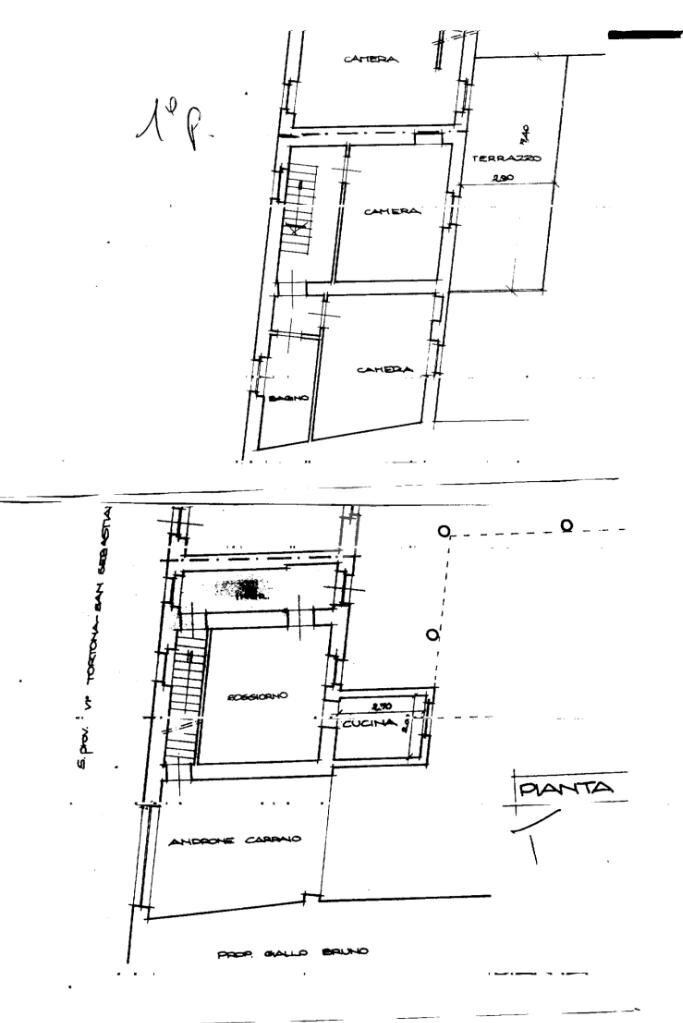 Casa indipendente Via Sp100, Volpeglino - planimetria 1