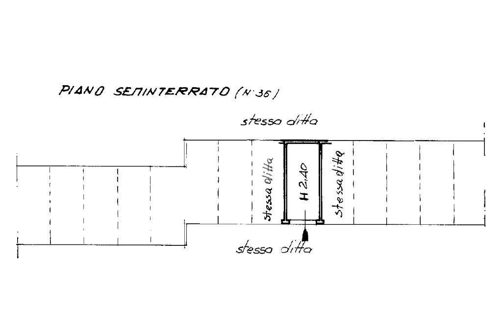 Box Via Gonzaga, Rho - planimetria 1