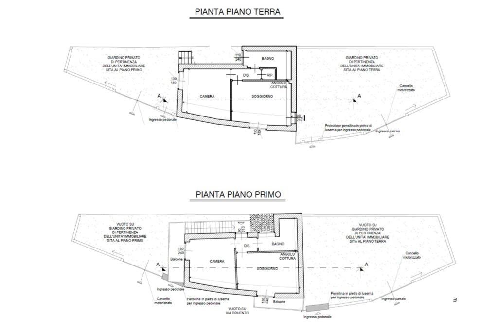 Villa Via Druento, Val della Torre - planimetria 1
