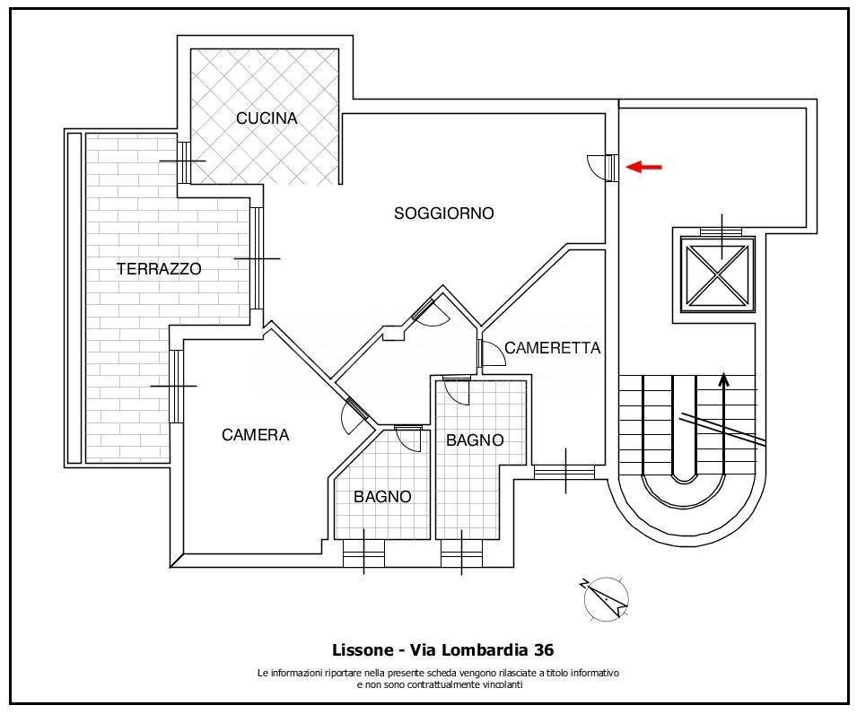 Foto 17 - Appartamento via Lombardia
 
36, Lissone - planimetria 1