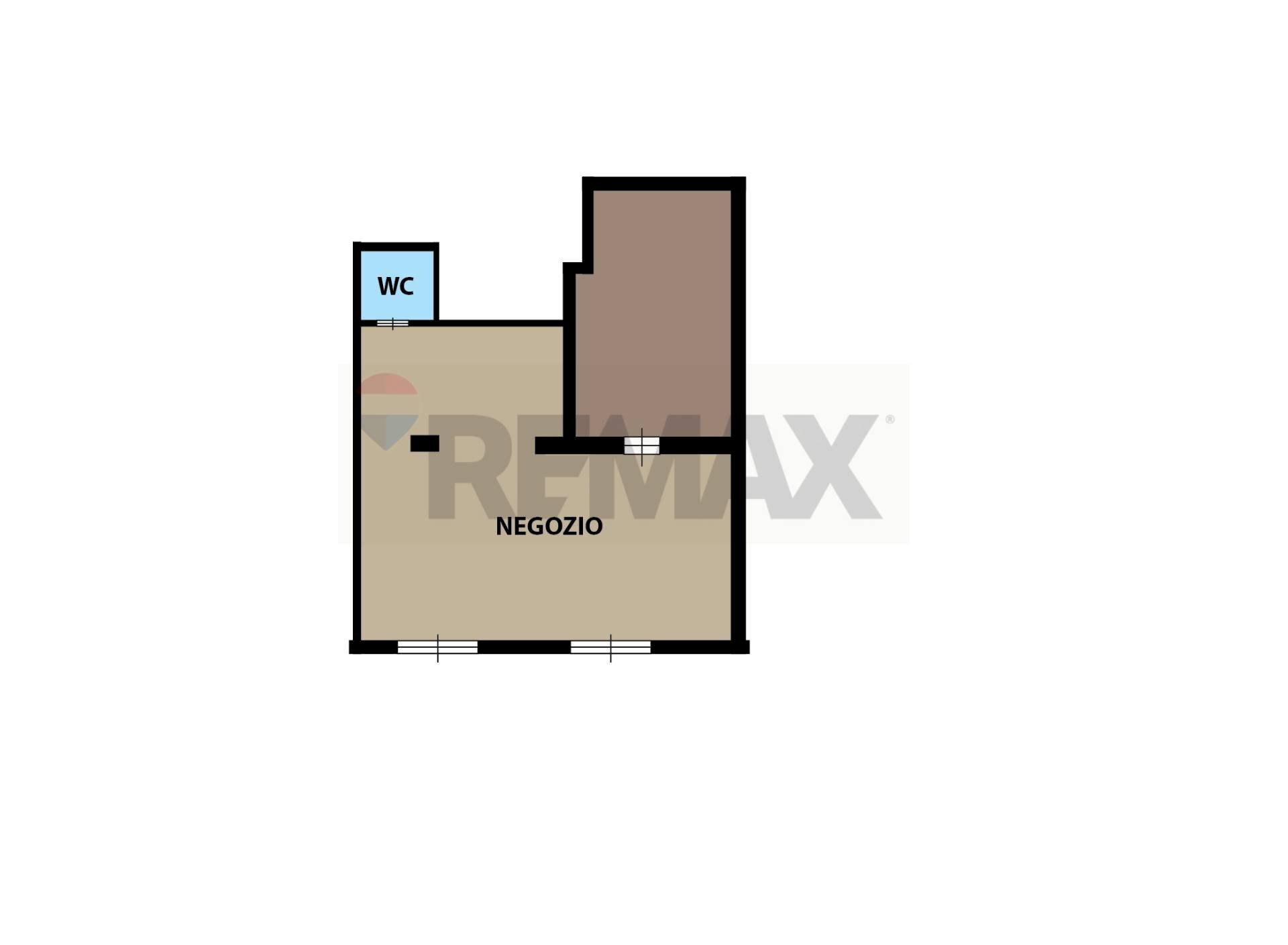 Pianta 2D - Commercial Premises Via Giolitti
 
34-36, Casoria - floor plans 1