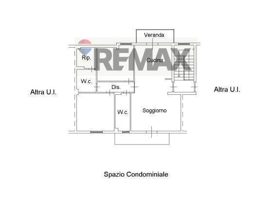 Pianta 2D - Quadrilocale Via Belmonte Chiavelli
 
164/A, Palermo - planimetria 1
