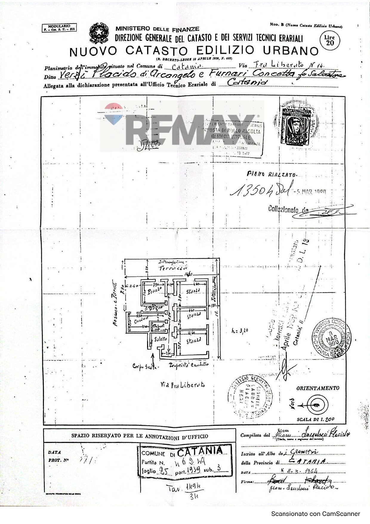 Pianta 2D - Appartamento Via Fra' Liberato
 
14, Catania - planimetria 1