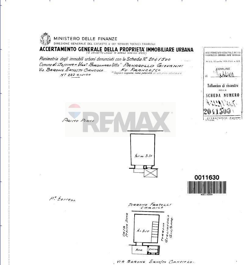 Pianta 2D - Casa indipendente Via Ernesto Cianciolo
 
190, Messina - planimetria 1