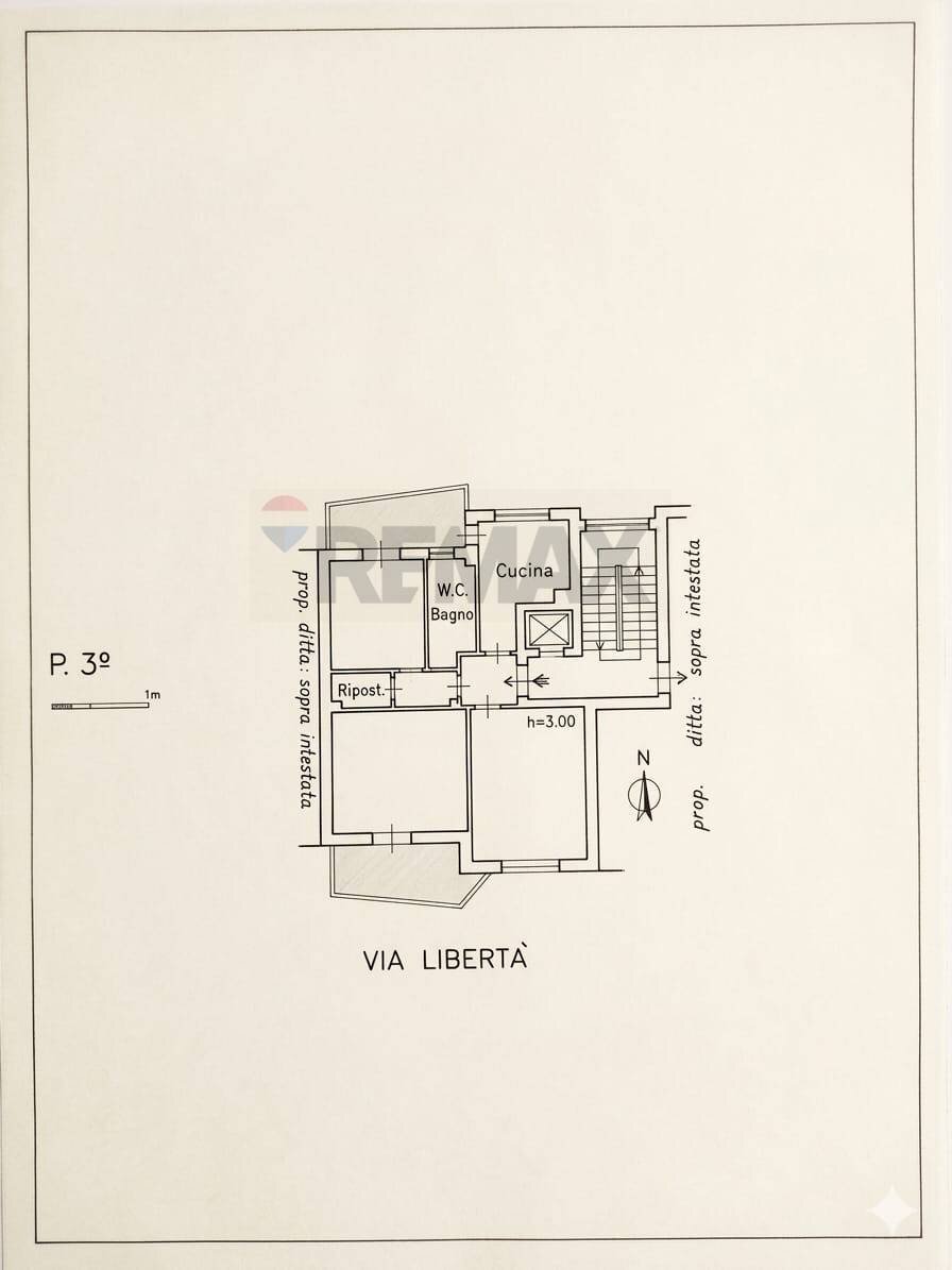Pianta 2D - Appartamento Via Libertà
 
115, Enna - planimetria 1