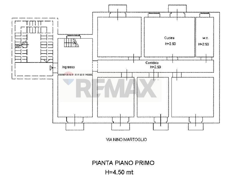 Pianta 2D - Appartamento Via Nino Martoglio
 
29, Catania - planimetria 1