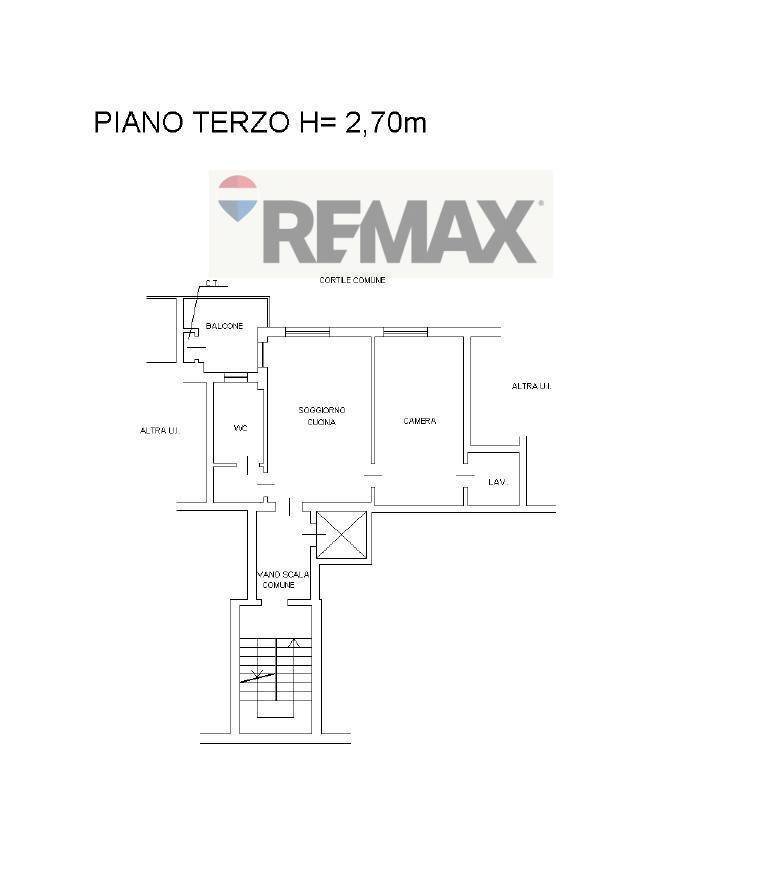 Pianta 2D - Two-room apartment Via Pertini
 
6, Locate di Triulzi - floor plans 1