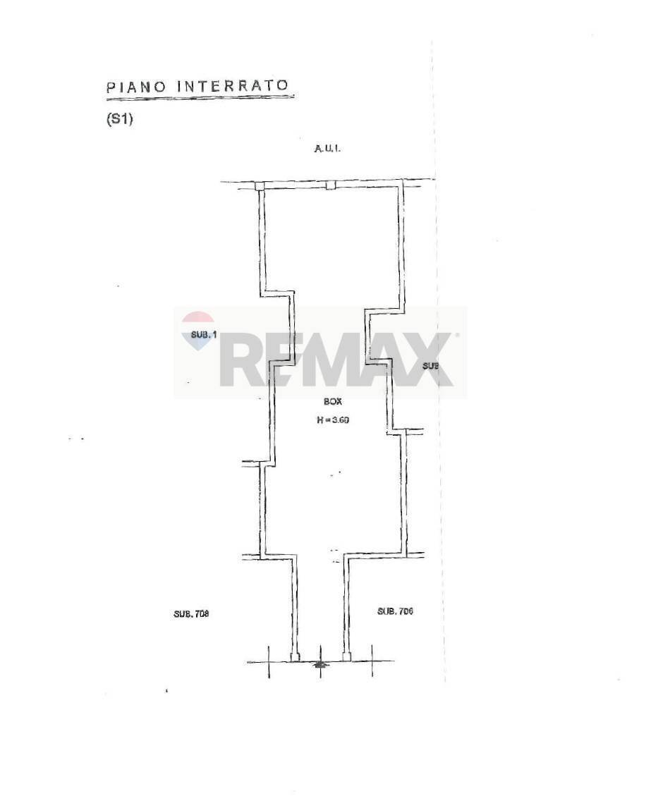 Pianta 2D - Box Bergamo - planimetria 1