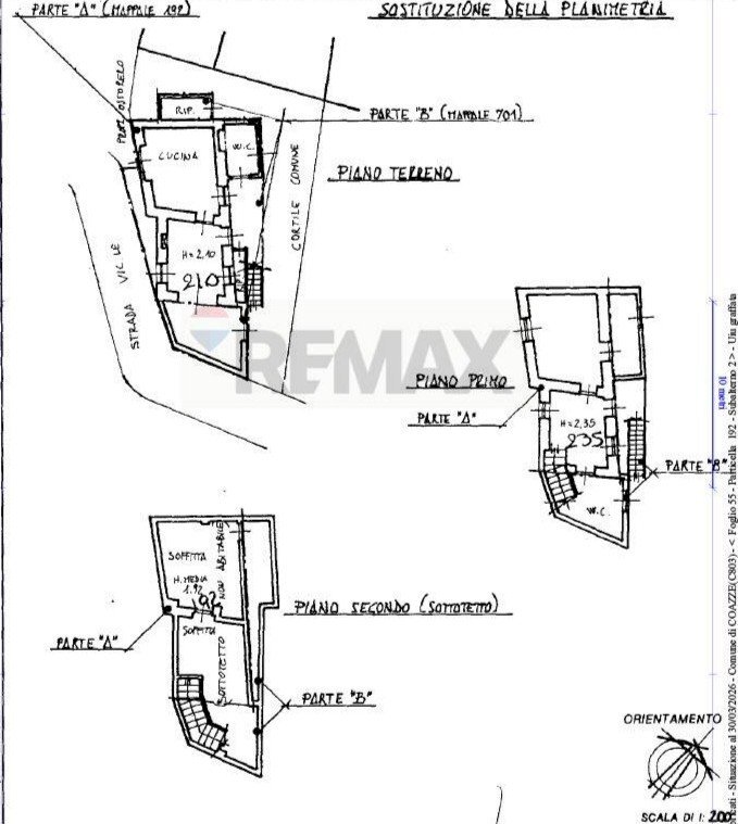 Pianta 2D - Casa indipendente Coazze - planimetria 1