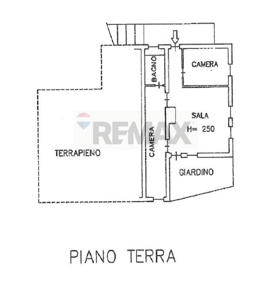 Pianta 2D - Two-room apartment Craveggia - floor plans 1