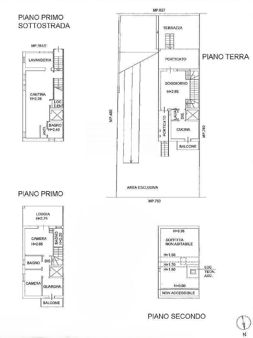 Foto 31 - Villa Zona Via Todeschino, Sirmione - planimetria 1