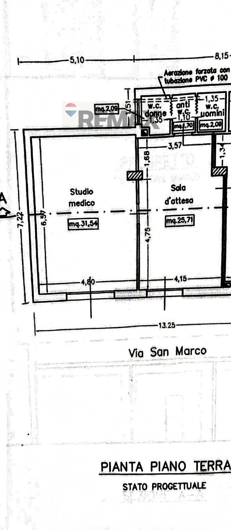 Pianta 2D - Locale Commerciale Via San Marco
 
6, Santa Flavia - planimetria 1