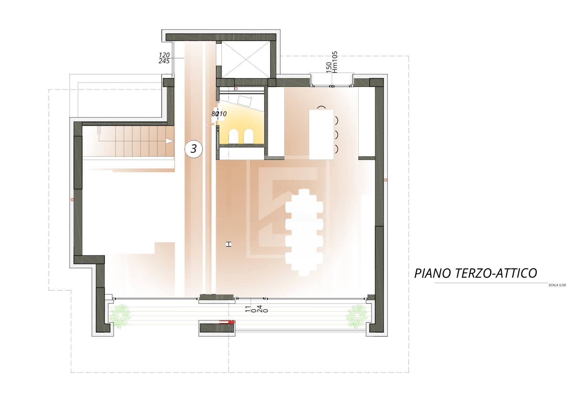 Foto 22 - Attico via scuole, Desenzano del Garda - planimetria 1