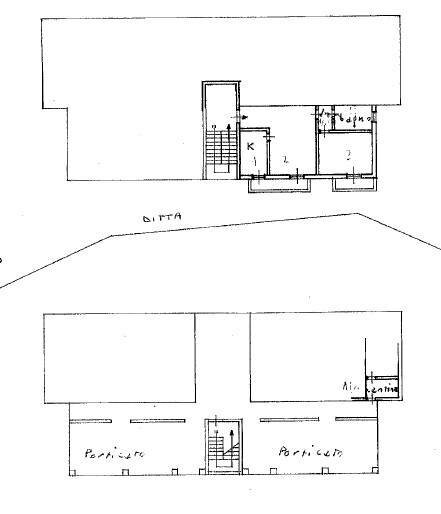 Foto 18 - Bilocale Frazione Torradello, Battuda - planimetria 1