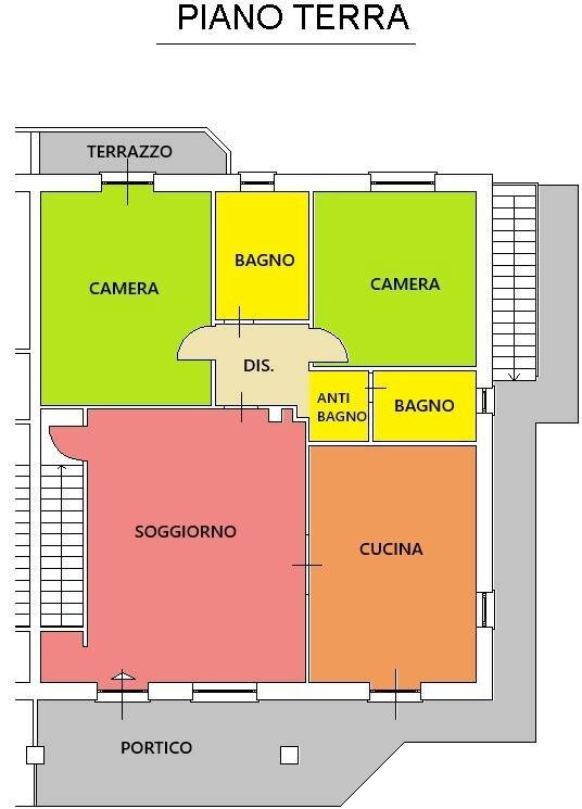 Foto 25 - Casa semi indipendente VIA ROMA, Gragnano Trebbiense - planimetria 1