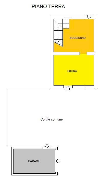 Foto 12 - Villa a Schiera Via Giuseppe Verdi, San Rocco al Porto - planimetria 1