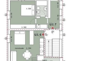 Planimetria - Bilocale via dei Giardini, Bologna (zona Corticella) - foto 1
