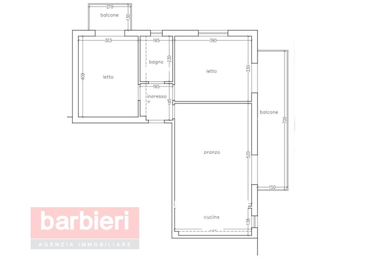 Foto 25 - Trilocale Viale Toscaninni
 
16, Cervia - planimetria 1