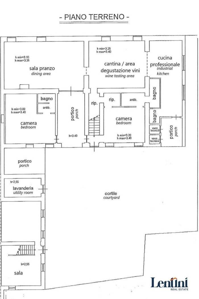 Rustico via Roma, Passerano Marmorito - planimetria 1