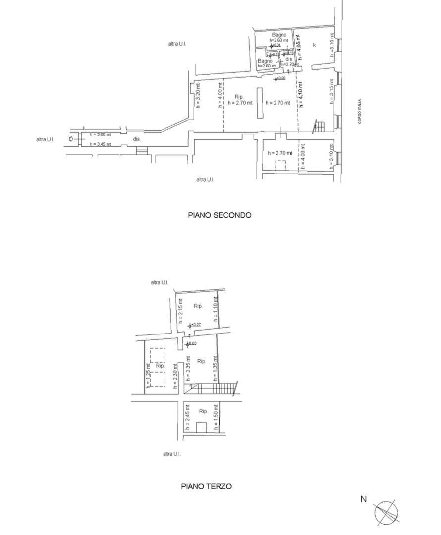 Foto 10 - Appartamento Via Furio Lenzi
 
21, Orbetello - planimetria 1