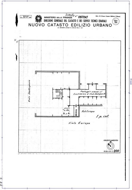 Foto 32 - Trilocale Viale Shakespeare, Roma - planimetria 1