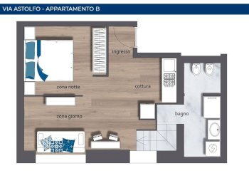 Planimetria - Bilocale via Astolfo, 10, Milano (zona Lambrate) - foto 24