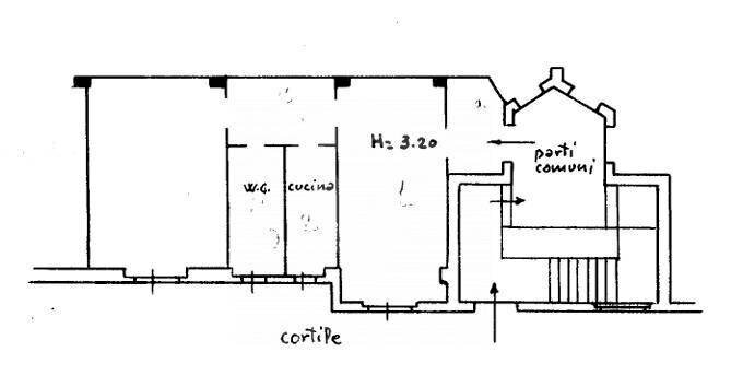 APPARTAMENTO - Two-room apartment Via Rho
 
3, Milano - floor plans 1
