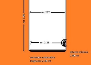 Planimetria - Box via Sassoferrato, 13, Roma - foto 8