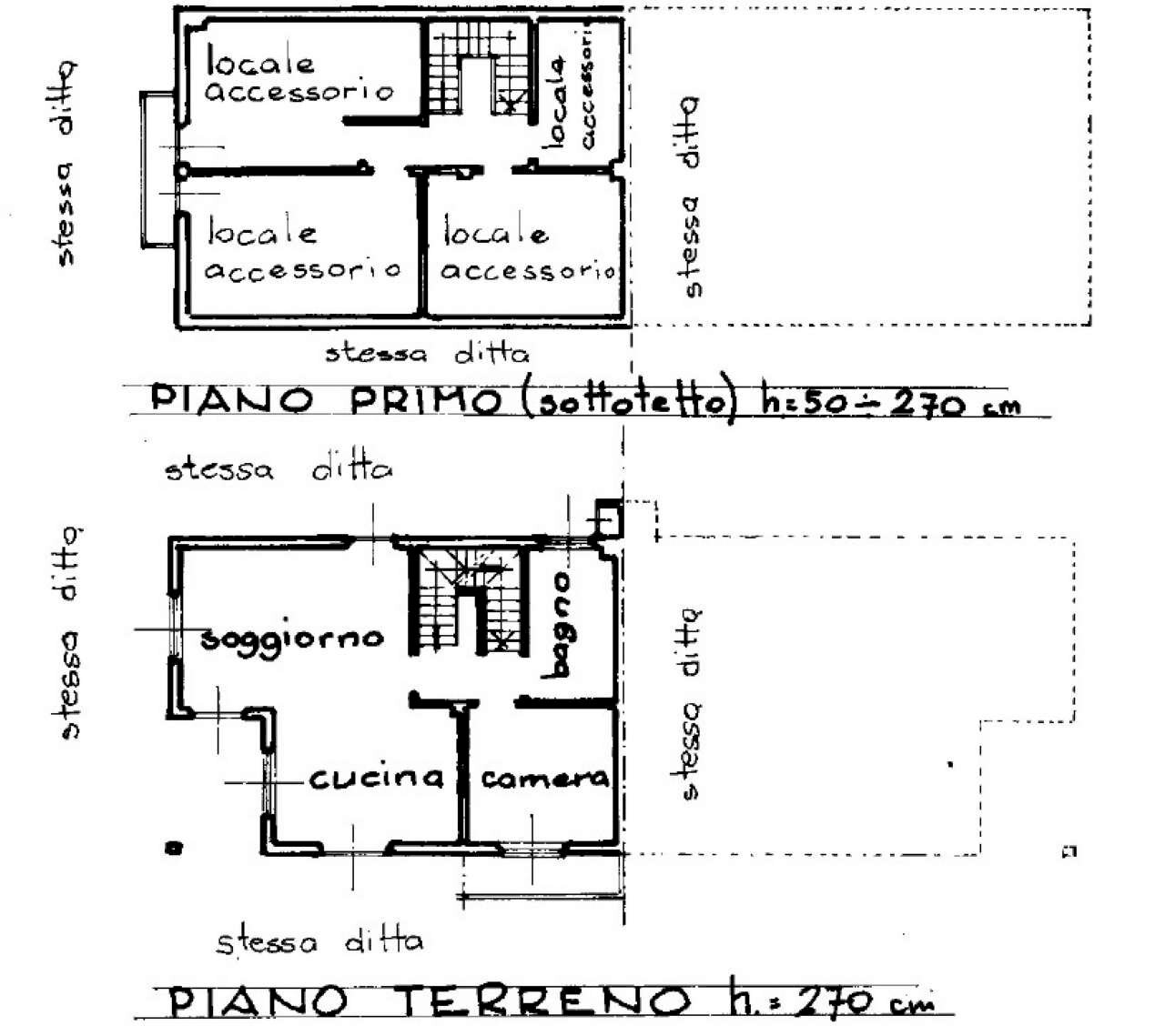 1 - Villa Bifamiliare Regione Caseppa, 18, Rivalba - planimetria 1