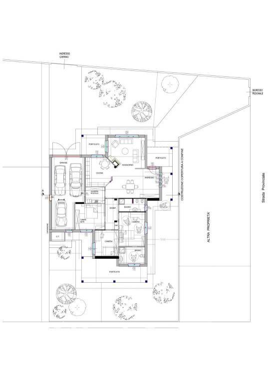 Planimetria - Villa a Schiera strada Frati, Mede - foto 3