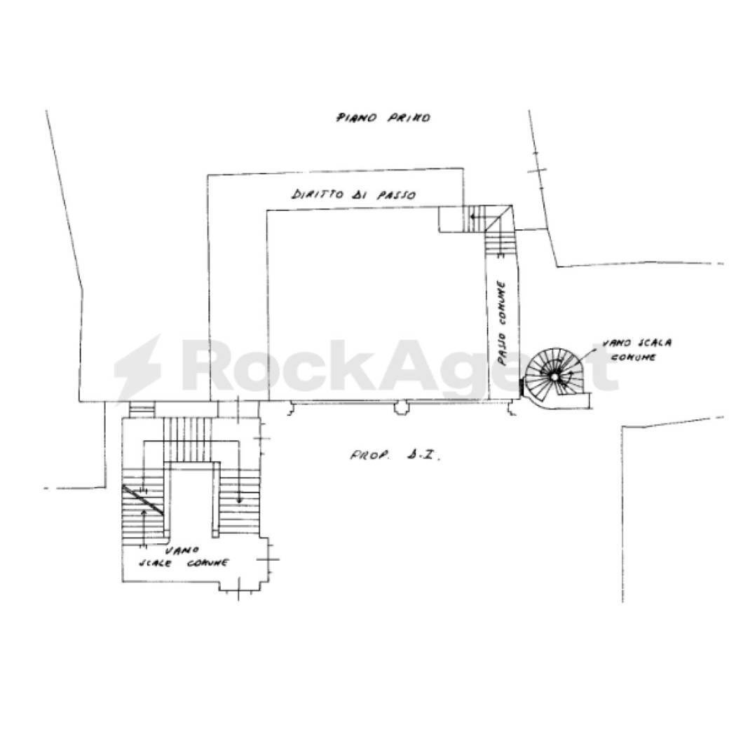 Attico vicolo dei bacchettoni, 1, Pistoia - planimetria 1