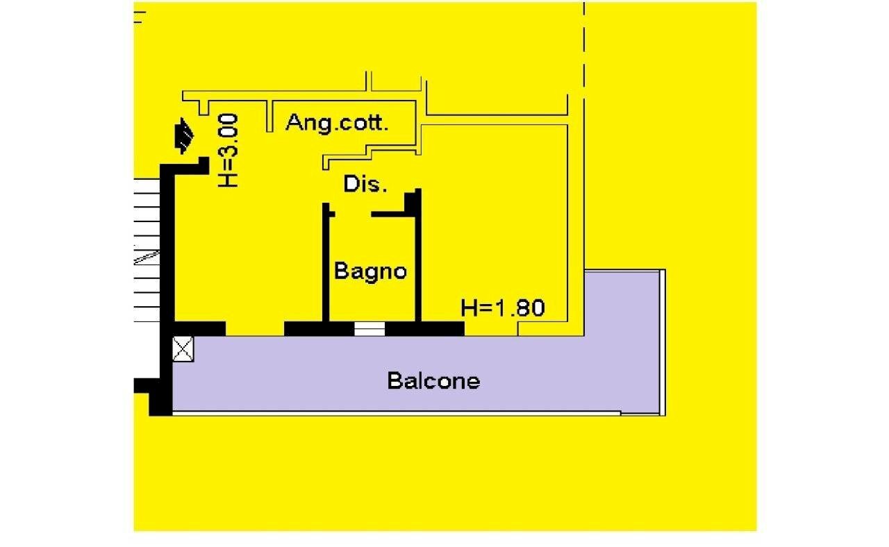 Appartamento viale Sandro Pertini, 6, San Giovanni Teatino - planimetria 1
