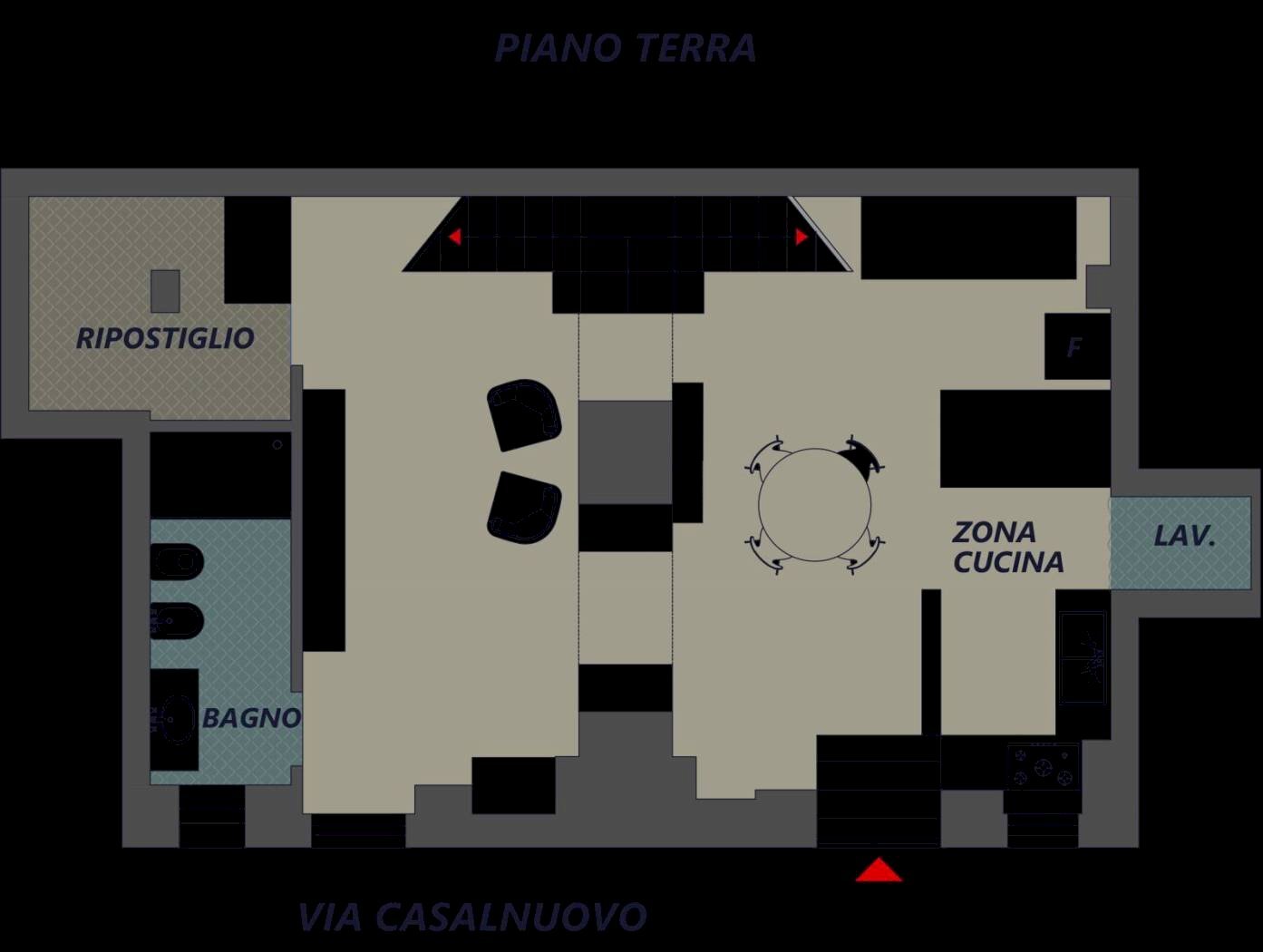 Trilocale via Casalnuovo, 23, Montescaglioso - planimetria 1