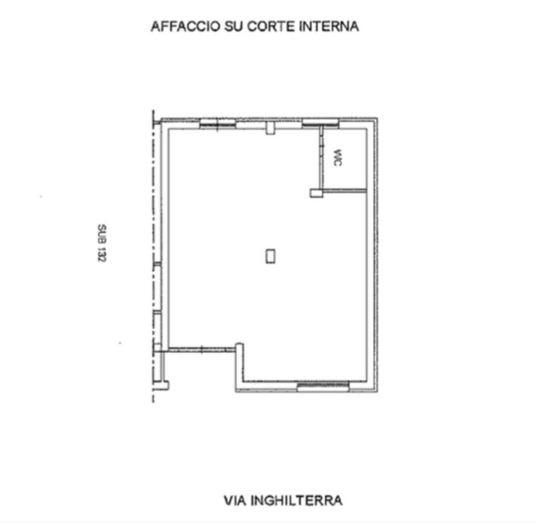 Negozio via Inghilterra, 116, Aprilia - planimetria 1