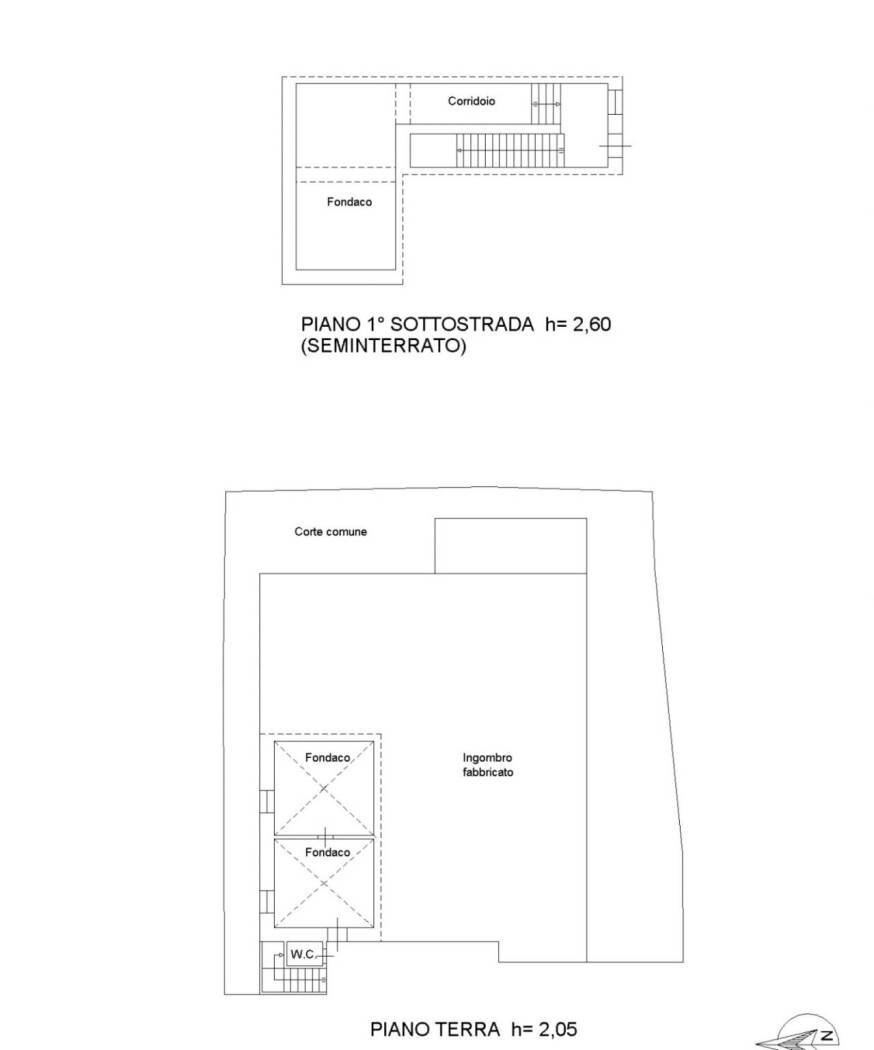 Casa indipendente via San Pietro, 21, Sant'Omero - planimetria 1