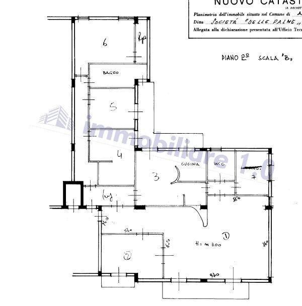 Appartamento viale Italia, Alcamo - planimetria 1