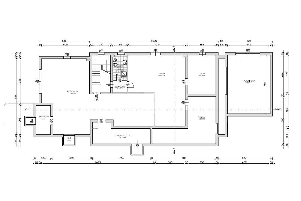 Villa Via G. Tomasi, Monte San Pietro - planimetria 1