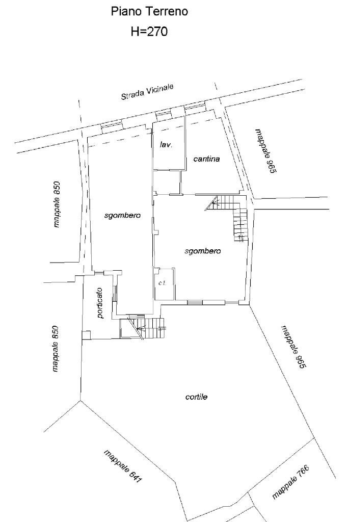 Casa indipendente Borgata Baronera, Giaveno - planimetria 1