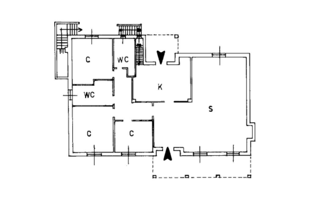 Villa Via Baracca, Vittuone - planimetria 1