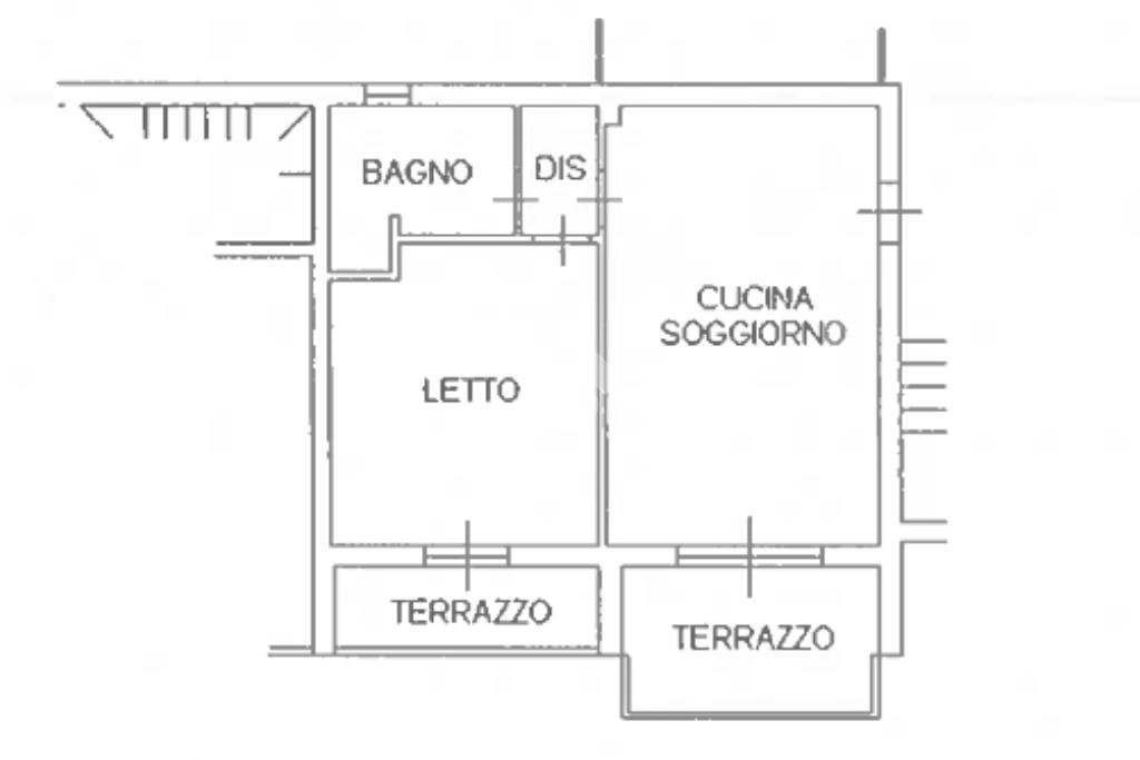 Bilocale Via Matrice Destra, Savignano sul Rubicone - planimetria 1