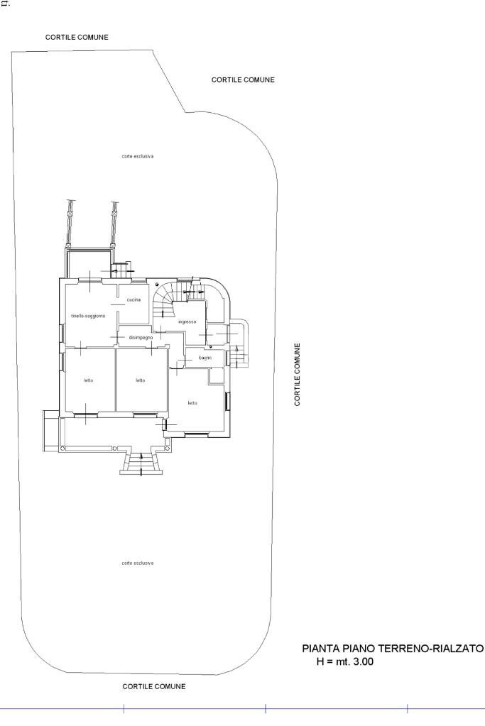 Villa Via San Firmino, Cafasse - planimetria 1