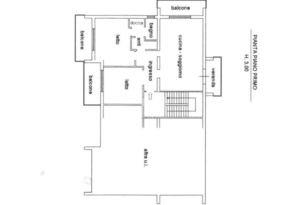 Trilocale Via Chiappini, Cervia - planimetria 1