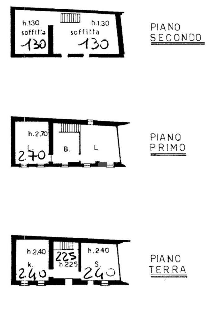 Casa semi indipendente Via Candida Ottazzi, Maranzana - planimetria 1