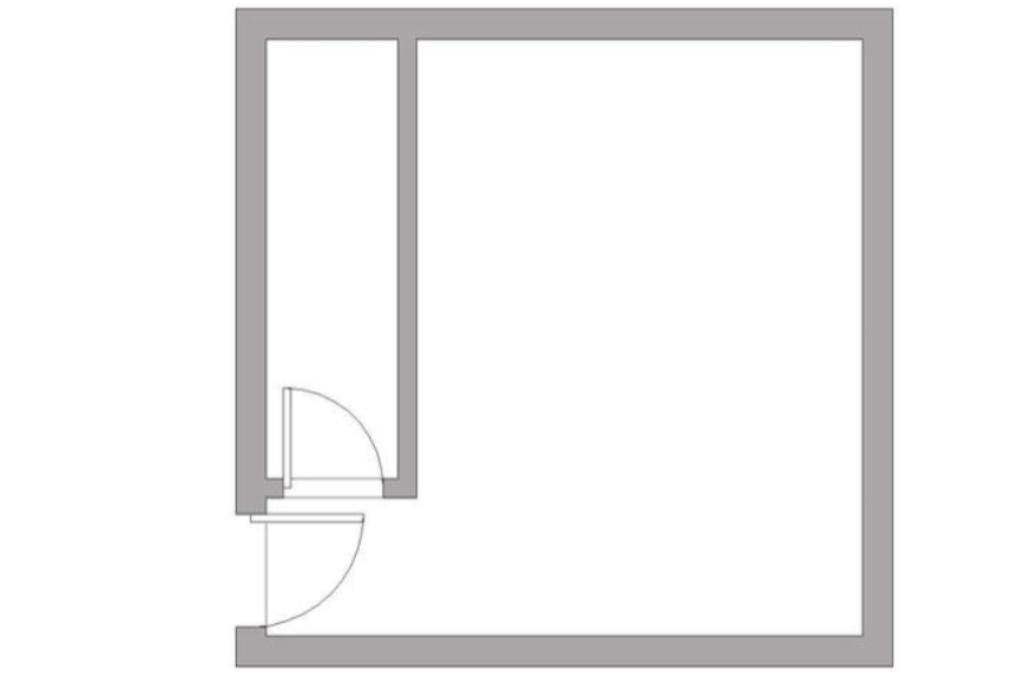 Monolocale Viale Abruzzi, Milano (zona Città Studi) - planimetria 1