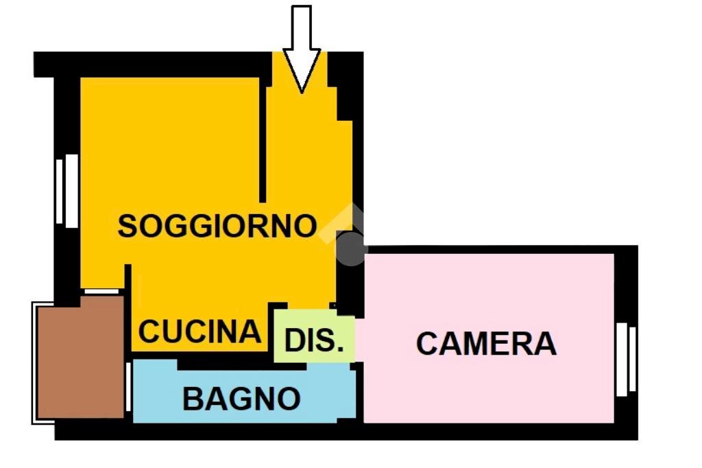 Bilocale Via abbiati filippo, Milano (zona San Siro) - planimetria 1