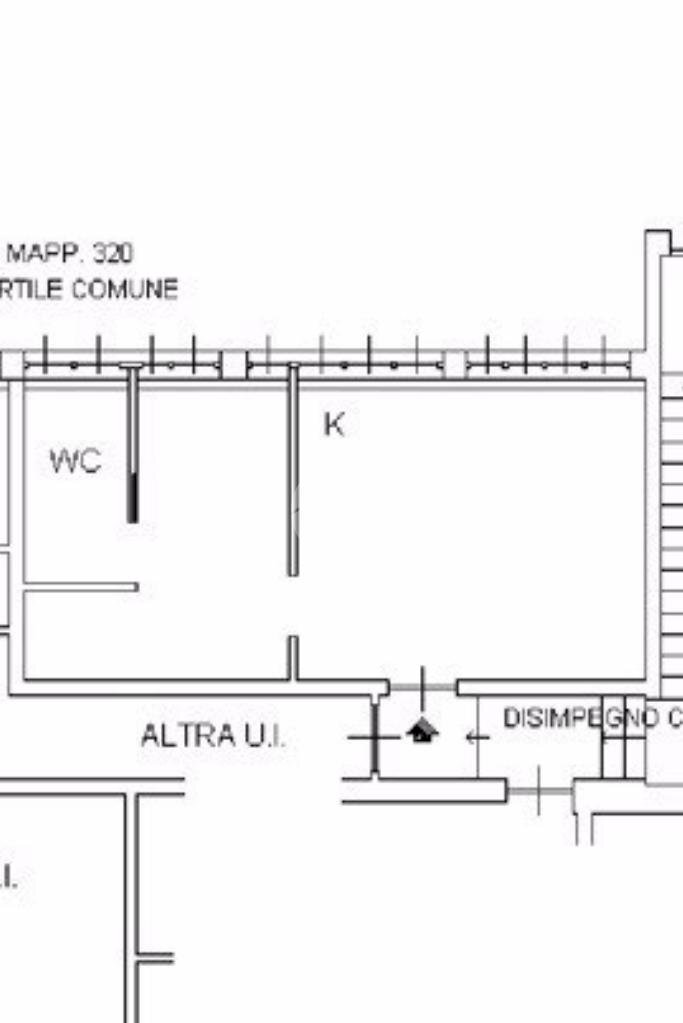 Bilocale Via Pellegrino Rossi, Milano (zona Affori) - planimetria 1