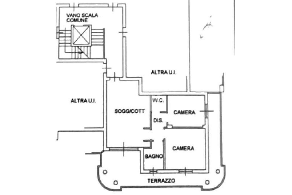 Trilocale Via F. Borromini, Santo Stefano Ticino - planimetria 1