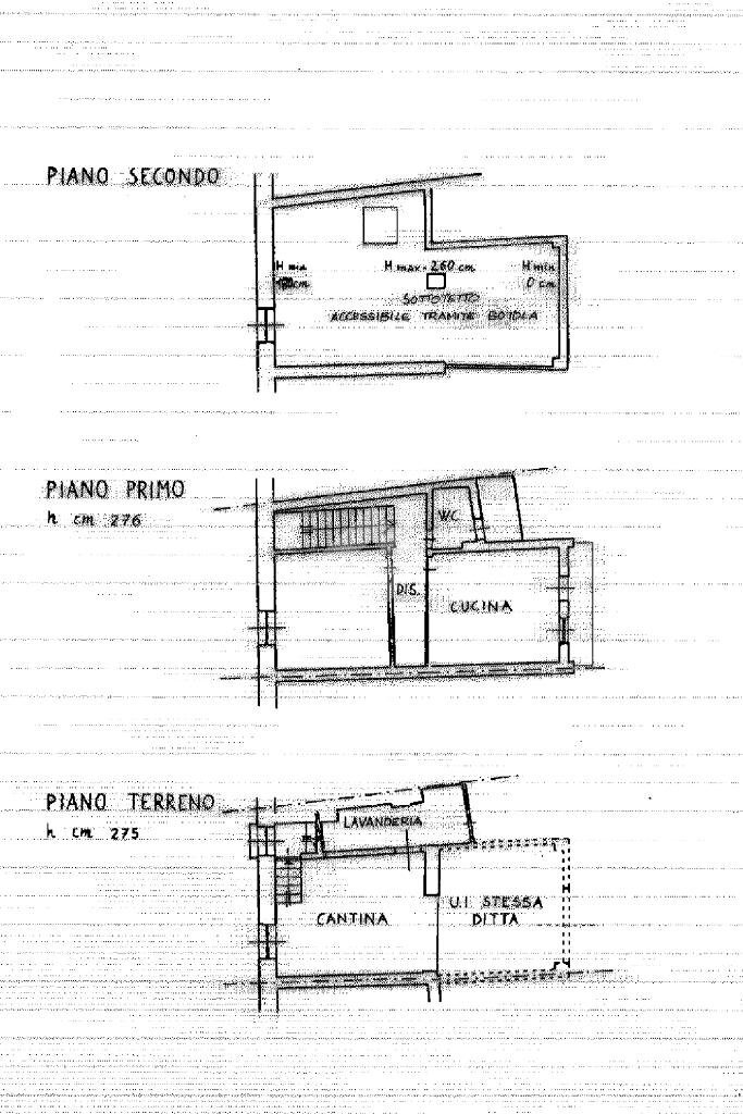 Casa semi indipendente Via Vittorio Emanuele II, Palazzo Canavese - planimetria 1