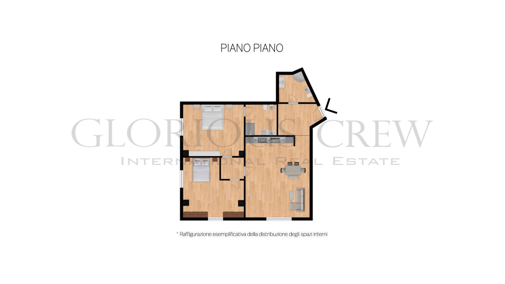 Foto 14 - Appartamento Corso Palestro, Brescia - planimetria 1